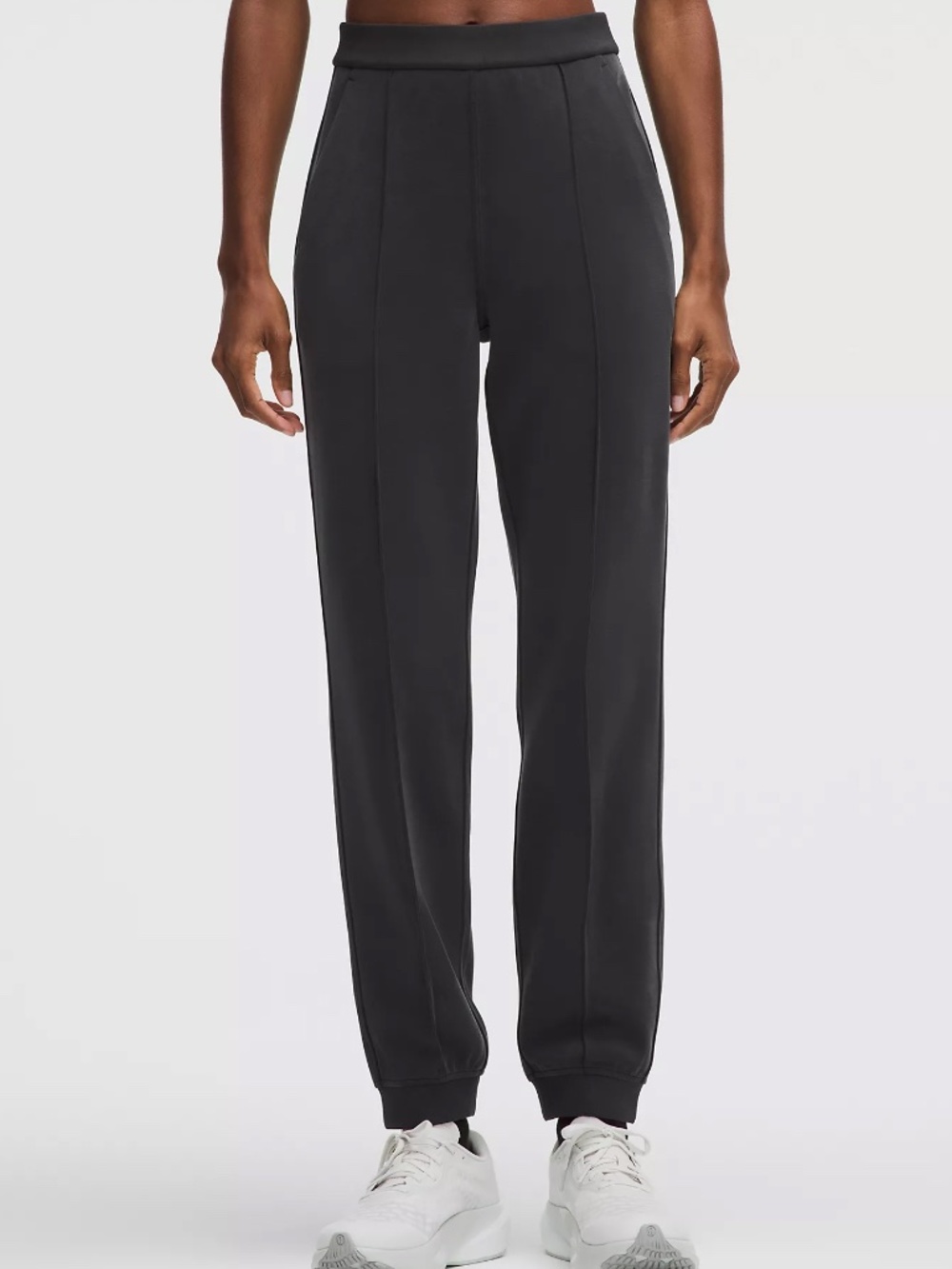 Lululemon Softstreme High-Rise Jogger Luxe Lounge Tailored Black Pants Large NWT